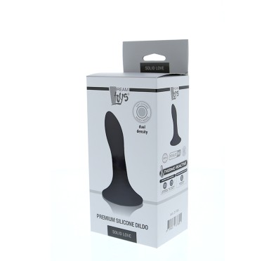 Silikonowe dildo czarne penetracja anusa i waginy