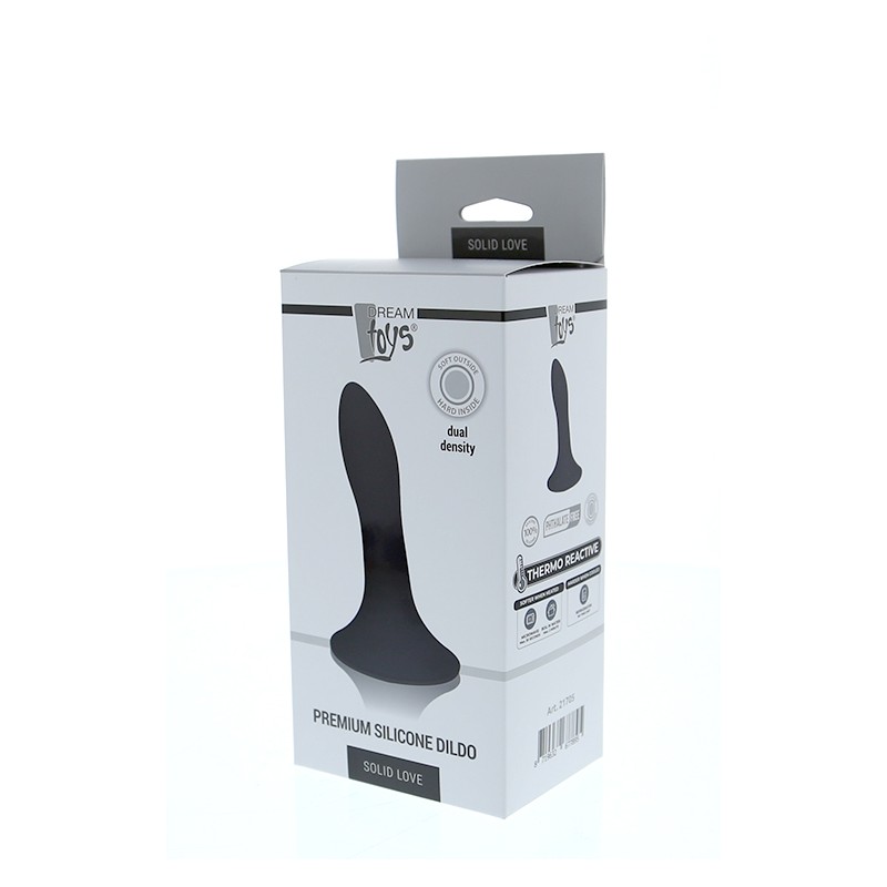 Silikonowe dildo czarne penetracja anusa i waginy