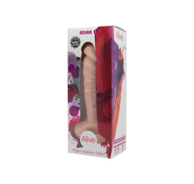 cielisty duży żylasty penis z przyssawką 21,5 cm cielisty duży żylasty penis z przyssawką 21,5 cm