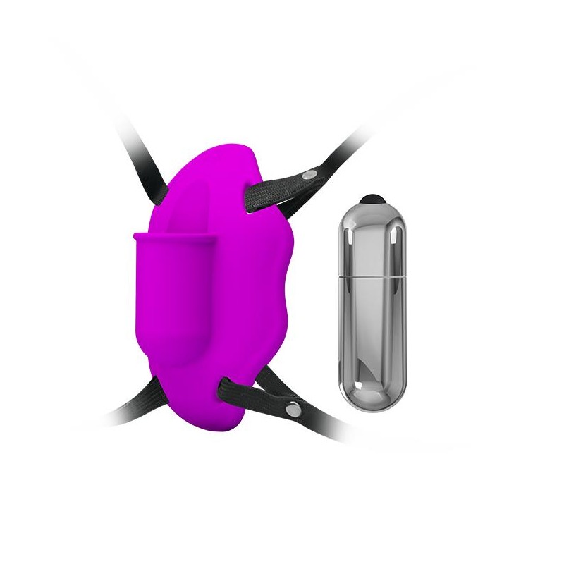 Stymulator łechtaczki masażer wibrujący na paskach Stymulator łechtaczki masażer wibrujący na paskach