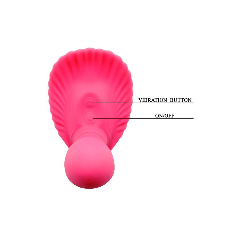 Stymulator łechtaczki z penisem motylek 30 trybów