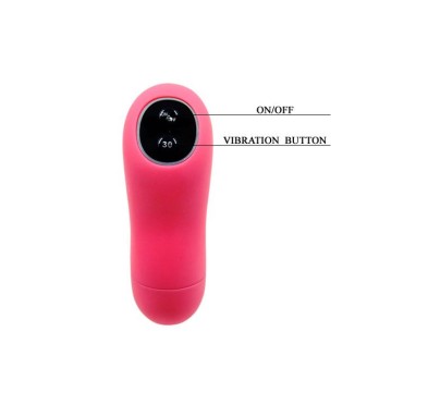 Stymulator łechtaczki z penisem motylek 30 trybów