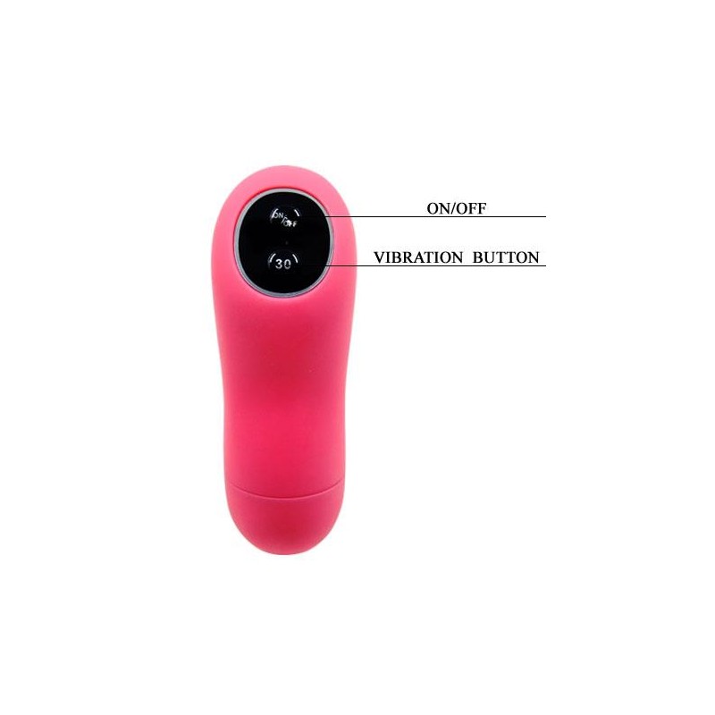 Stymulator łechtaczki z penisem motylek 30 trybów