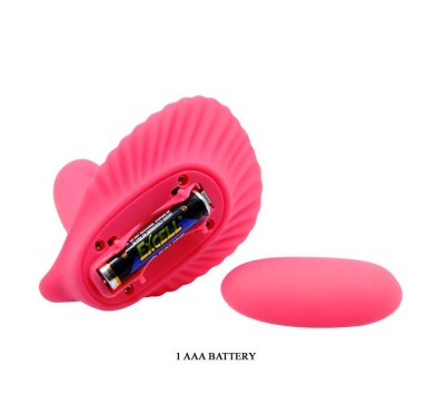 Stymulator łechtaczki z penisem motylek 30 trybów