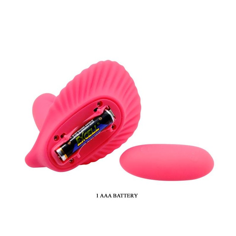 Stymulator łechtaczki z penisem motylek 30 trybów