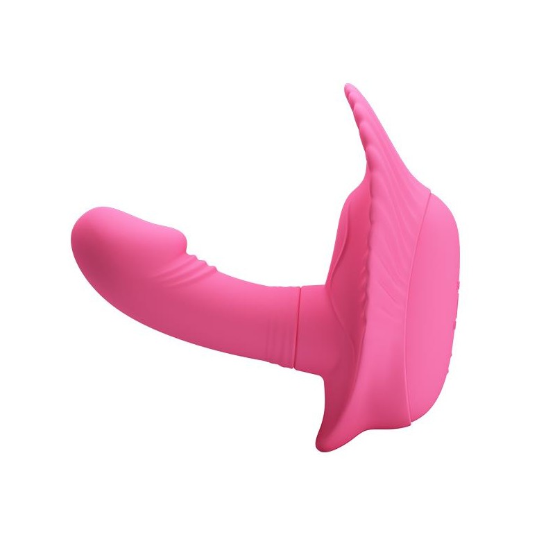 Masażer łechtaczki z penisem do punktu g 12 trybów Masażer łechtaczki z penisem do punktu g 12 trybów