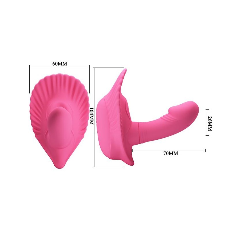 Masażer łechtaczki z penisem do punktu g 12 trybów Masażer łechtaczki z penisem do punktu g 12 trybów