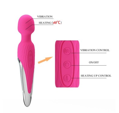 Masażer stymulator łechtaczki ciepła sex różdżka Masażer stymulator łechtaczki ciepła sex różdżka