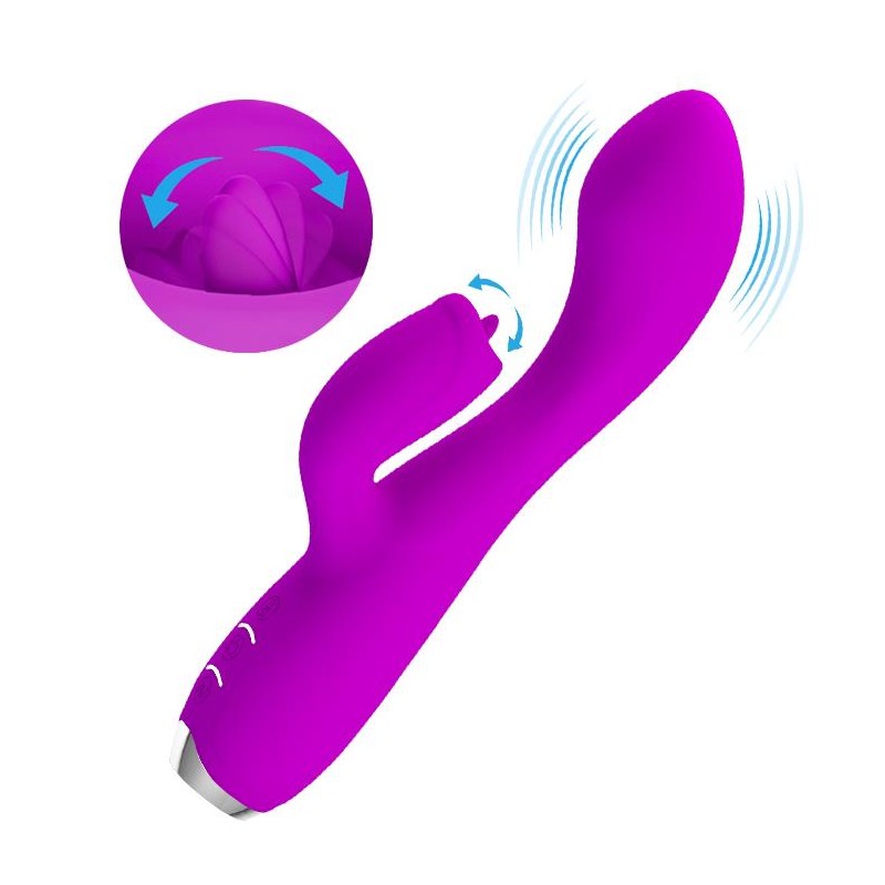 Kiwający główką wibrator punkt g łechtaczka 19cm Kiwający główką wibrator punkt g łechtaczka 19cm