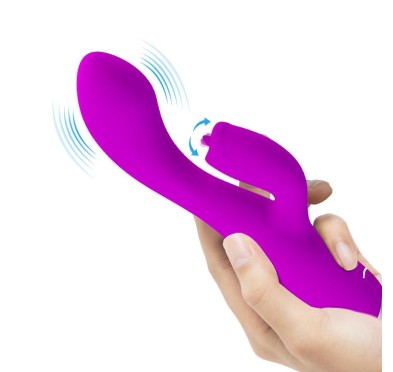 Kiwający główką wibrator punkt g łechtaczka 19cm Kiwający główką wibrator punkt g łechtaczka 19cm