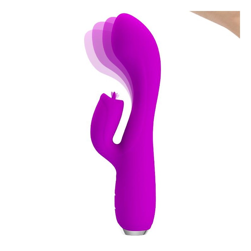 Kiwający główką wibrator punkt g łechtaczka 19cm Kiwający główką wibrator punkt g łechtaczka 19cm