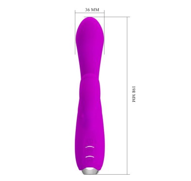 Kiwający główką wibrator punkt g łechtaczka 19cm Kiwający główką wibrator punkt g łechtaczka 19cm