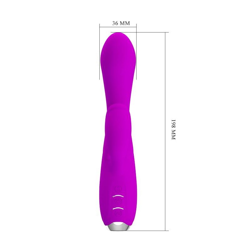 Kiwający główką wibrator punkt g łechtaczka 19cm Kiwający główką wibrator punkt g łechtaczka 19cm