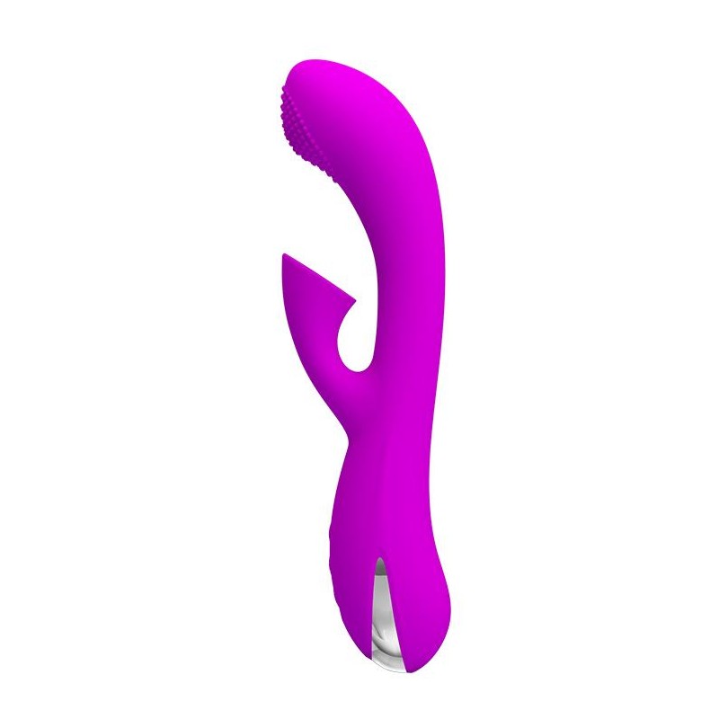 Wibrator z masażerem powietrznym łechtaczki 20cm Wibrator z masażerem powietrznym łechtaczki 20cm