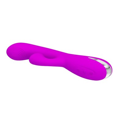 Wibrator z masażerem powietrznym łechtaczki 20cm Wibrator z masażerem powietrznym łechtaczki 20cm