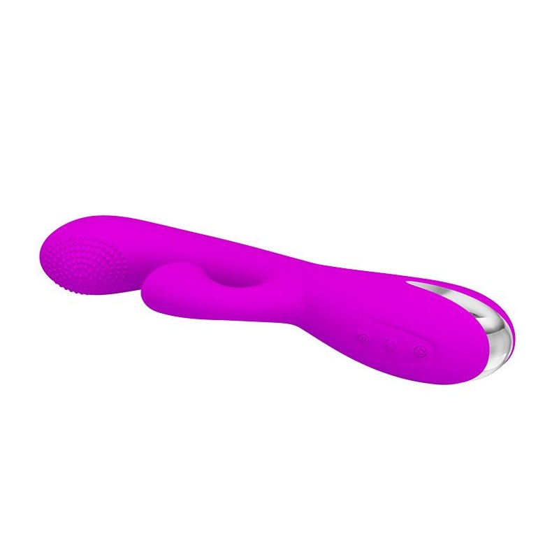 Wibrator z masażerem powietrznym łechtaczki 20cm Wibrator z masażerem powietrznym łechtaczki 20cm