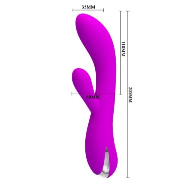 Ogrzewany ciepły wibrator króliczek 12trybów 20cm Ogrzewany ciepły wibrator króliczek 12trybów 20cm