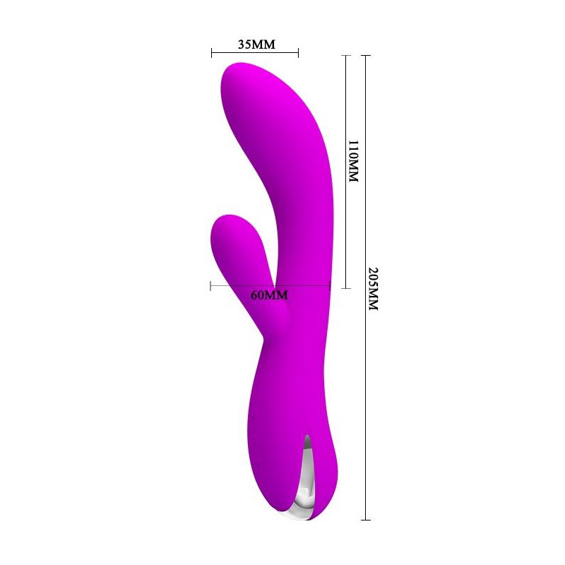 Ogrzewany ciepły wibrator króliczek 12trybów 20cm Ogrzewany ciepły wibrator króliczek 12trybów 20cm
