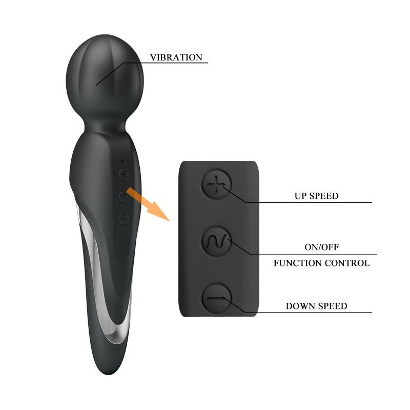 Silny masażer stymulator łechtaczki 21cm 7 trybów Silny masażer stymulator łechtaczki 21cm 7 trybów