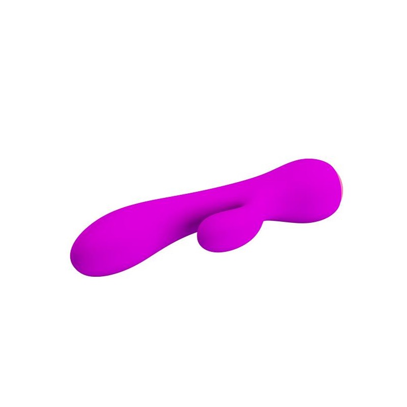 Ładowany wibrator z masażerem 17cm 12 trybów usb Ładowany wibrator z masażerem 17cm 12 trybów usb