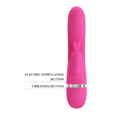Elektrostymulacja wibrator króliczek 19cm 7trybów Elektrostymulacja wibrator króliczek 19cm 7trybów
