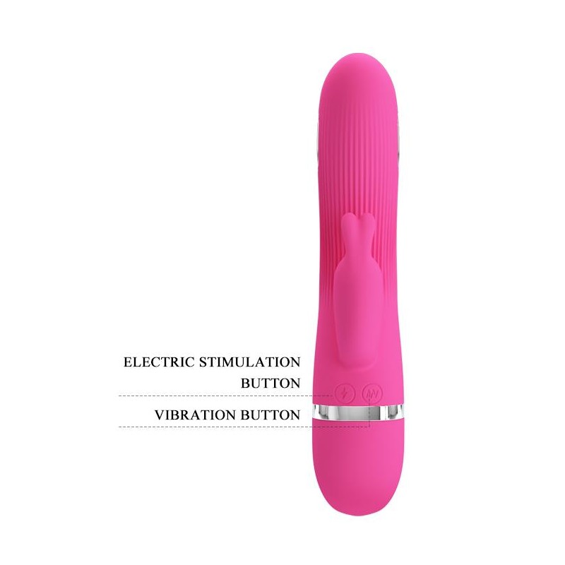 Elektrostymulacja wibrator króliczek 19cm 7trybów Elektrostymulacja wibrator króliczek 19cm 7trybów