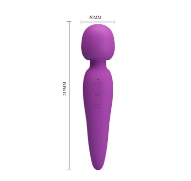 Masażer łechtaczki sex różdżka mocna ładowana 21cm Masażer łechtaczki sex różdżka mocna ładowana 21cm
