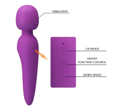Masażer łechtaczki sex różdżka mocna ładowana 21cm Masażer łechtaczki sex różdżka mocna ładowana 21cm