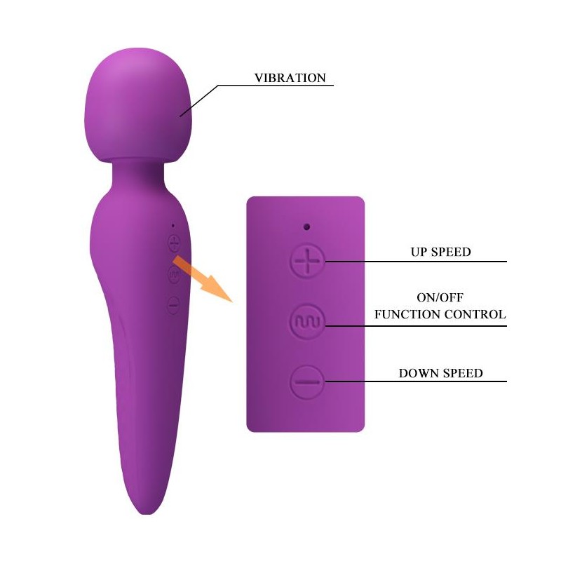 Masażer łechtaczki sex różdżka mocna ładowana 21cm Masażer łechtaczki sex różdżka mocna ładowana 21cm