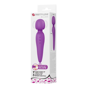 Masażer łechtaczki sex różdżka mocna ładowana 21cm Masażer łechtaczki sex różdżka mocna ładowana 21cm