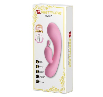Wibrator ze stymulatorem łechtaczki 16cm 12 trybów Wibrator ze stymulatorem łechtaczki 16cm 12 trybów