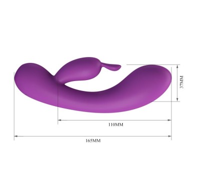 Anatomiczny wibrator do punktu g króliczek 16cm Anatomiczny wibrator do punktu g króliczek 16cm