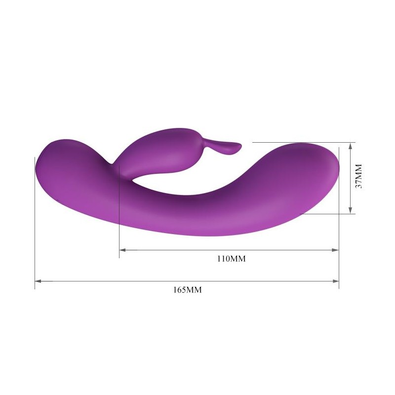 Anatomiczny wibrator do punktu g króliczek 16cm Anatomiczny wibrator do punktu g króliczek 16cm