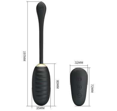 Sterowane pilotem jajeckzo orgazmowe wibrujące sex