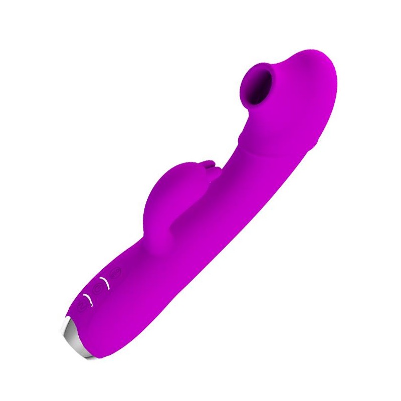 Wibrator ssanie piersi łechtaczki punkt g sex 19cm Wibrator ssanie piersi łechtaczki punkt g sex 19cm