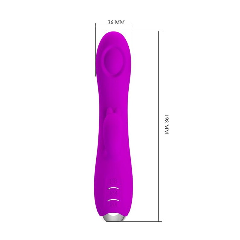 Wibrator ssanie piersi łechtaczki punkt g sex 19cm Wibrator ssanie piersi łechtaczki punkt g sex 19cm
