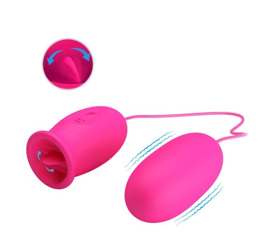 Podwójny stymulator dla kobiet jajeczko i lizanie