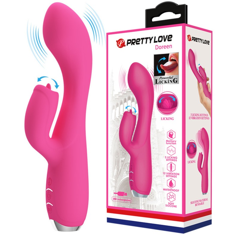 Kiwający główką wibrator punkt g łechtaczka 19cm Kiwający główką wibrator punkt g łechtaczka 19cm