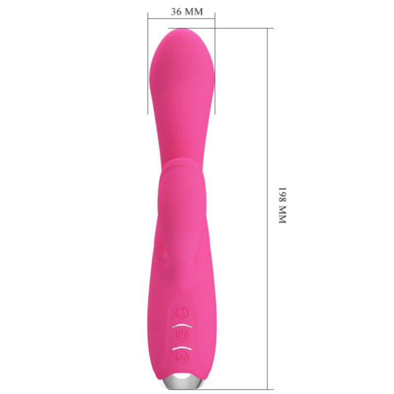 Kiwający główką wibrator punkt g łechtaczka 19cm Kiwający główką wibrator punkt g łechtaczka 19cm