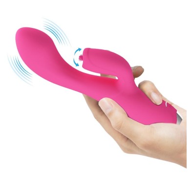 Kiwający główką wibrator punkt g łechtaczka 19cm Kiwający główką wibrator punkt g łechtaczka 19cm