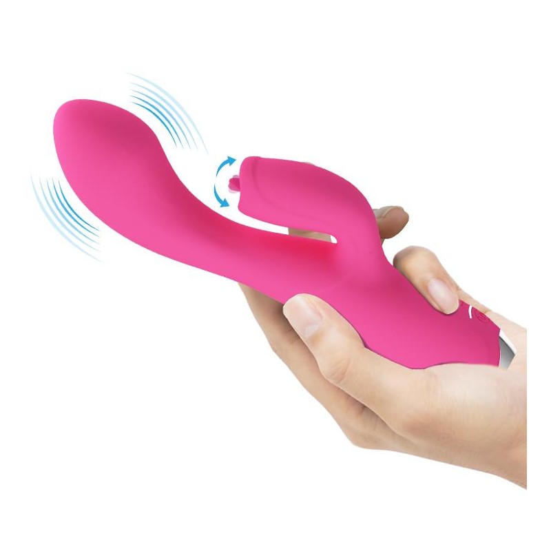 Kiwający główką wibrator punkt g łechtaczka 19cm Kiwający główką wibrator punkt g łechtaczka 19cm