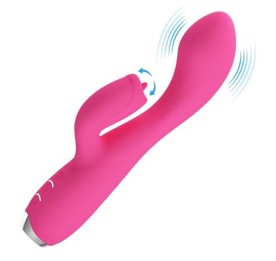 Kiwający główką wibrator punkt g łechtaczka 19cm Kiwający główką wibrator punkt g łechtaczka 19cm