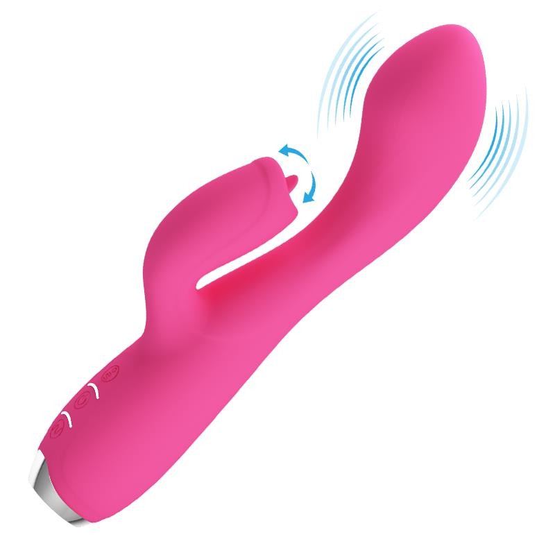Kiwający główką wibrator punkt g łechtaczka 19cm Kiwający główką wibrator punkt g łechtaczka 19cm