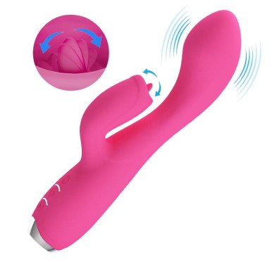 Kiwający główką wibrator punkt g łechtaczka 19cm Kiwający główką wibrator punkt g łechtaczka 19cm