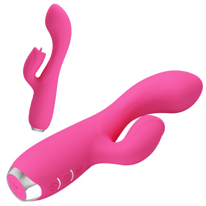 Kiwający główką wibrator punkt g łechtaczka 19cm Kiwający główką wibrator punkt g łechtaczka 19cm