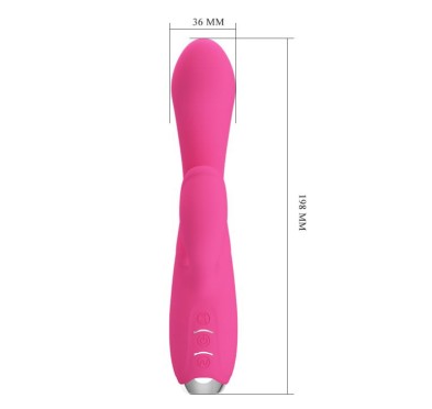 Kiwający główką wibrator punkt g łechtaczka 19cm Kiwający główką wibrator punkt g łechtaczka 19cm