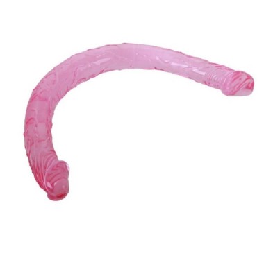 Długi zginany penis podwójny dwa końce lesbijski