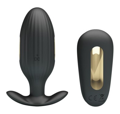 Elektrostymulacja korek plug analny wibrujący 9cm Elektrostymulacja korek plug analny wibrujący 9cm