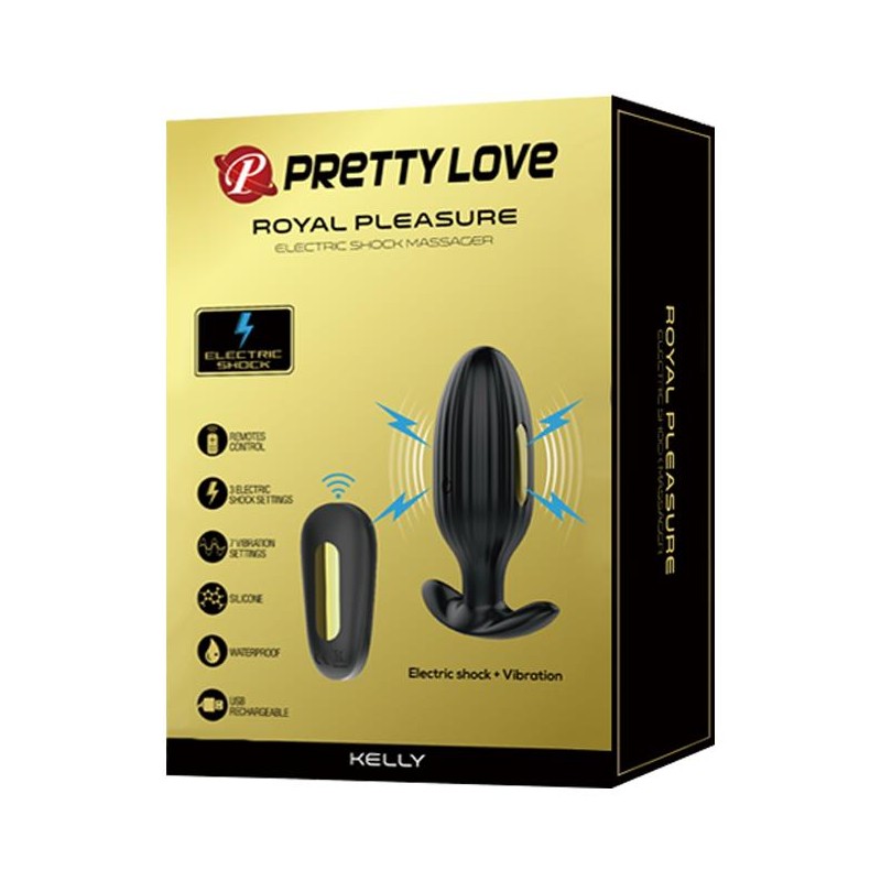Elektrostymulacja korek plug analny wibrujący 9cm Elektrostymulacja korek plug analny wibrujący 9cm