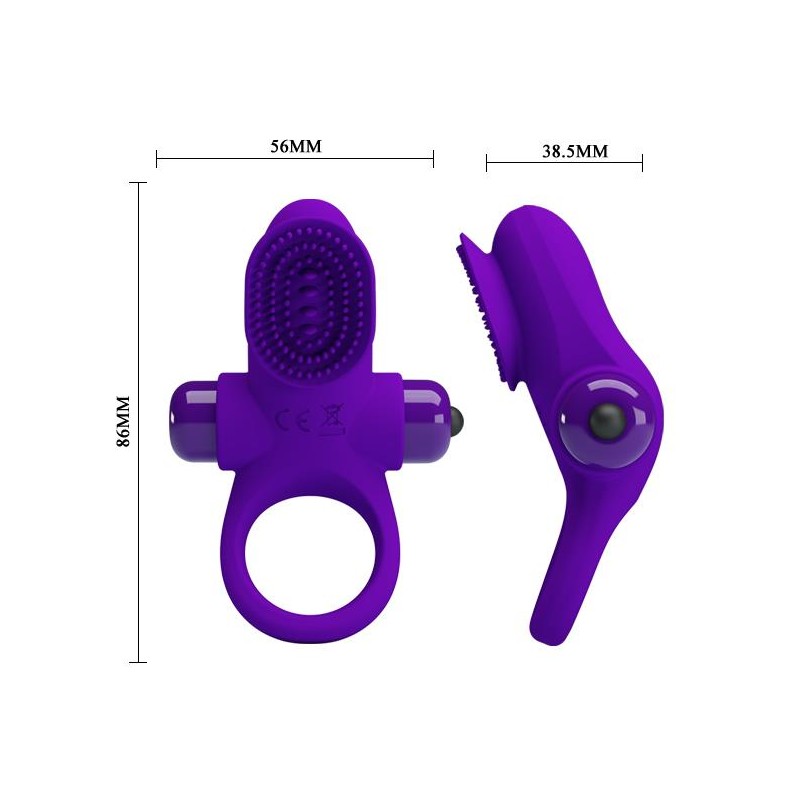 Pierścień erekcyjny wypustki stymulacja łechtaczki Pierścień erekcyjny wypustki stymulacja łechtaczki